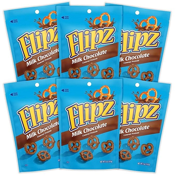 Flipz Milk Chocolate Covered Pretzels