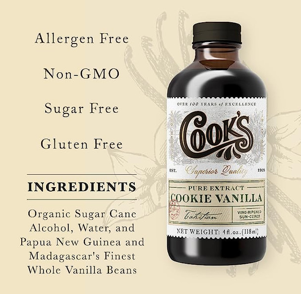 Cook's, Choice Premium Quality Pure Cookie Vanilla Extract