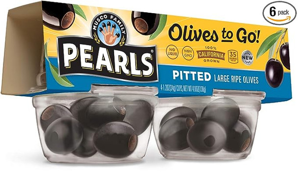 Pearls Olives To Go!, Large Ripe Pitted