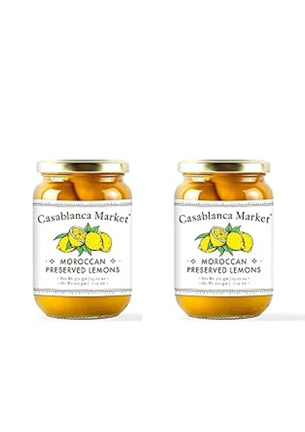 CASABLANCA MARKET Moroccan Preserved Lemons (2pack, 13oz)