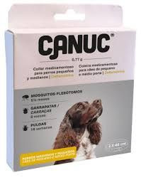 CANUC 0,77 G 2 COLLARES MEDICAMENTOSOS PERROS PEQUEÑOS Y MEDIANOS