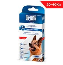 DIPTRON PLUS 268 MG/2400 MG 10 PIPETAS SOLUCION PARA UNCION DORSAL PUNTUAL PARA PERROS GRANDES 4