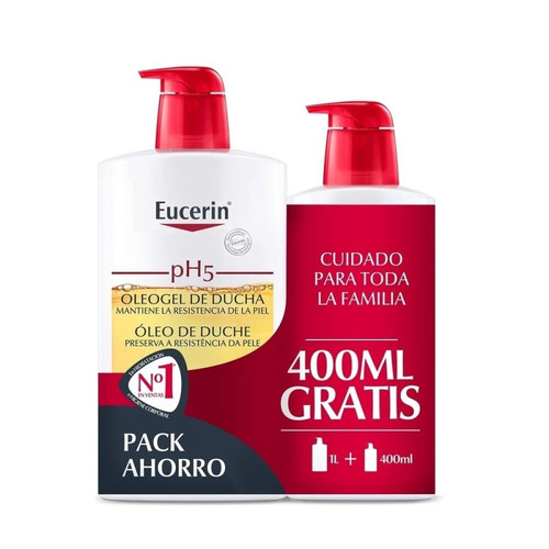 Eucerin PH5 oleo-gel ducha 1 L + 400 mL regalo