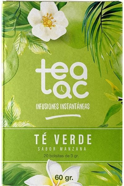 TEA TAC TE VERDE CON MANZANA 20 BOLSITAS