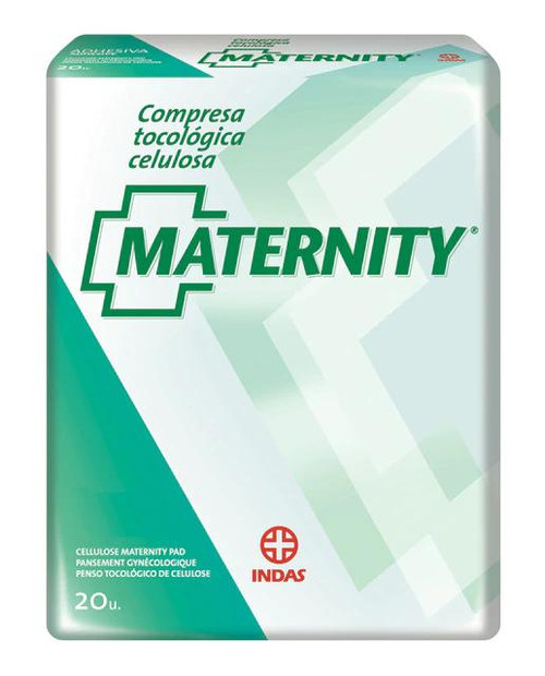 Compresa tocológica algodón 20 unidades maternity