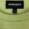 Bonobos Lime and White Patterned Sweater-Label