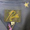 Needles Cut Off Bottom Star Embroidered Shirt-Label