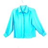 Vintage Del Mod Sky Blue Blouse-Thumbnail