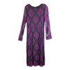 Adam Lippes Purple and Gray Lace Dress-Thumbnail