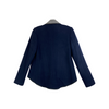 Shui Chen Navy And Gray Double Face Wool Blazer-Back