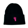 Housing Works Pink Fist Black Hat-Thumbnail