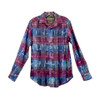 Robert Graham Maroon and Navy Patterned Shirt-Thumbnail