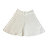 White Knit Circle Skirt-Thumbnail