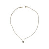 Kozakh Gold Filled Flat Pearl Necklace-Back