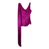 Zac Posen X Target Draped Grecian Top-Purple back