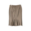 Gucci Silk Pleat Detail Skirt-Back