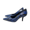 Anine Bing Python Devon Pumps-Blue Side