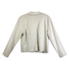 Lilla P One Button Knit Jacket-White back