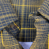 Burkman Bros Black and Yellow Flannel-Detail