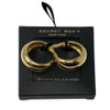 Secret Box 14k Gold Dipped Open Hoop Earrings-Thumbnail