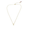 Shashi Pave Triangle Pendant Necklace-Front