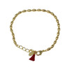 Shashi Gold Tone Tassel Bracelet-Thumbnail