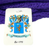 Portolano Purple Infinity Scarf-Label