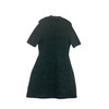 Proenza Schouler White Label Fluffy Knit Polo Dress-Back