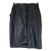 Reiss Kara Leather Pencil Skirt-Back