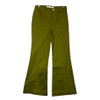Proenza Schouler White Label Green Cotton Twill Cropped Pants-Thumbnail