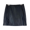 Something Navy Faux Leather Mini Skirt-front