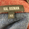 Kal Rieman Red and Blue Kasey Ombre Bomber Jacket-Label