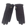 Blumarine Brown Suede Bow Detail Gloves-Thumbnail