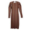 Tanya Taylor Fitted Plaid Midi Dress-Thumbnail