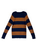 Lad by Demylee Striped Ribbed Sweater-Back