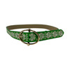 Linea Pelle Floral Embroidered Belt-Thumbnail