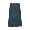 Mango Mid Waist Long Denim Skirt-Back