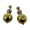 Stacked Sphere Drop Earrings-Thumbnail