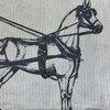 Thomas Paul Horse and Carriage Print Pillowcase-detai
