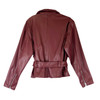 BLANKNYC Faux Leather Belted Moto Jacket-back