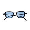 Blue Tinted Square Sunglasses-Front