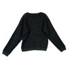 Vintage Giovanti Knit/Leather Contrast Sweater-Back