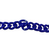 Blue Chain Link Necklace-Detail