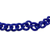 Blue Chain Link Necklace-Detail 2