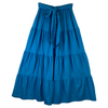 Demylee Aliana Pima Cotton Jersey Maxi Skirt-Blue Back