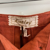 Ainsley Low Rise Straight Leg Texas Trouser-Rust label