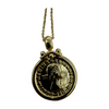 Shashi Coin Pendant Necklace-Detail