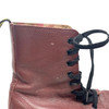 Dr Martens Burgundy Combat Boots-Detail 3