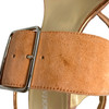 Aquatalia Suede Metallic Strap Sandal Heels-Detail