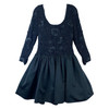 Vintage Saks Fifth Avenue Jeet Scoop Neck Beaded Bodice Dress-Back